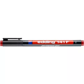   Alkoholos marker, OHP, 0,6 mm, EDDING 141 F, piros (TED14121)