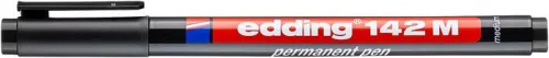 Alkoholos marker, OHP, 1 mm, EDDING 142 M, fekete (TED14211)