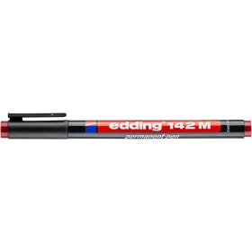 Alkoholos marker, OHP, 1 mm, EDDING 142 M, piros (TED14221)