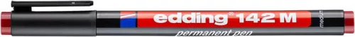 Alkoholos marker, OHP, 1 mm, EDDING 142 M, piros (TED14221)