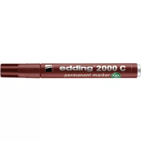   Alkoholos marker, 1,5-3 mm, kúpos, EDDING 2000, barna (TED2000B)