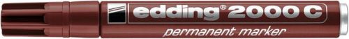 Alkoholos marker, 1,5-3 mm, kúpos, EDDING 2000, barna (TED2000B)