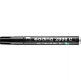   Alkoholos marker, 1,5-3 mm, kúpos, EDDING 2000, fekete (TED2000FK)