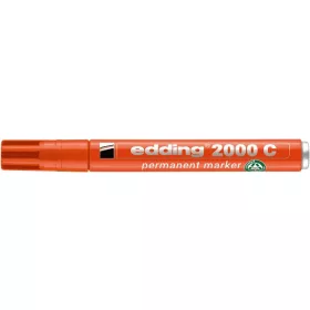   Alkoholos marker, 1,5-3 mm, kúpos, EDDING 2000, narancssárga (TED2000N)
