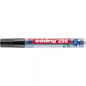   Tábla- és flipchart marker, 1-3 mm, kúpos, EDDING 250, fekete (TED250FK)