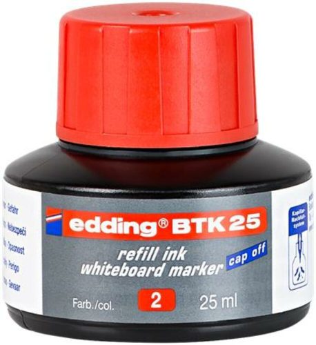 Utántöltő tábla- és flipchart markerhez, EDDING BTK 25, piros (TED2512)