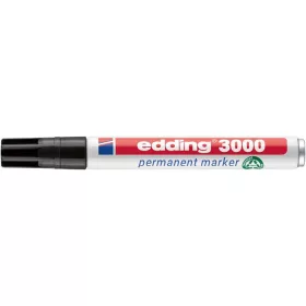   Alkoholos marker, 1,5-3 mm, kúpos, EDDING 3000, fekete (TED3000FK)