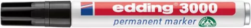 Alkoholos marker, 1,5-3 mm, kúpos, EDDING 3000, fekete (TED3000FK)