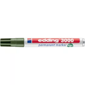   Alkoholos marker, 1,5-3 mm, kúpos, EDDING 3000, olívazöld (TED3000OZ)