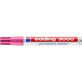   Alkoholos marker, 1,5-3 mm, kúpos, EDDING 3000, rózsaszín (TED3000R)