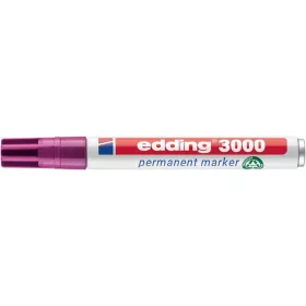   Alkoholos marker, 1,5-3 mm, kúpos, EDDING 3000, rózsaszín (TED3000R)