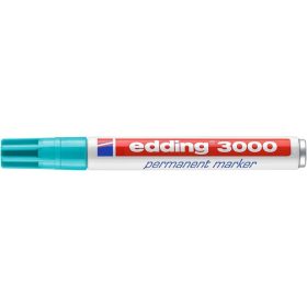   Alkoholos marker, 1,5-3 mm, kúpos, EDDING 3000, türkíz (TED3000T)