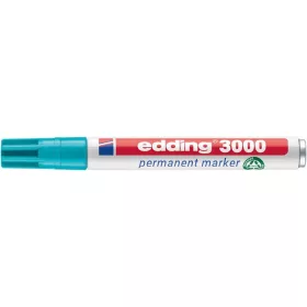   Alkoholos marker, 1,5-3 mm, kúpos, EDDING 3000, türkíz (TED3000T)