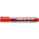 Alkoholos marker, 1,5-3 mm, kúpos, EDDING 300, piros (TED30021)