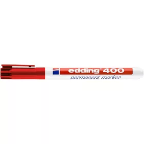Alkoholos marker, 1 mm, EDDING 400, piros (TED400P)