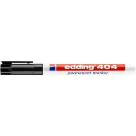   Alkoholos marker, 0,75 mm, kúpos, EDDING 404, fekete (TED404FK)