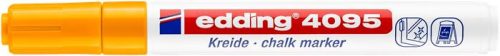 Krétamarker, 2-3 mm, kúpos, EDDING 4095, neon narancssárga (TED4095NO)