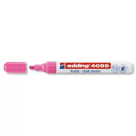 Krétamarker, 2-3 mm, vágott, EDDING 4095, neon rózsaszín (TED4095NP)