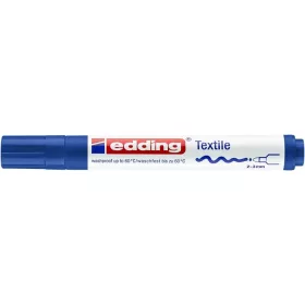 Textilmarker, 2-3 mm, kúpos, EDDING 4500, kék (TED4500K)