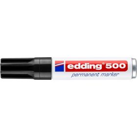   Alkoholos marker, 2-7 mm, vágott, EDDING 500, fekete (TED500FK)