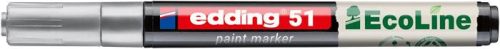 Lakkmarker, 1-2 mm, EDDING 51, ezüst (TED51E)
