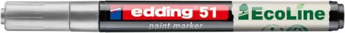 Lakkmarker, 1-2 mm, EDDING 51, ezüst (TED51E)