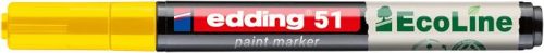Lakkmarker, 1-2 mm, EDDING 51, sárga (TED51S)