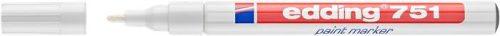 Lakkmarker, 1-2 mm, EDDING 751, fehér (TED7511)