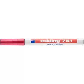 Lakkmarker, 1-2 mm, EDDING 751, piros (TED7514)