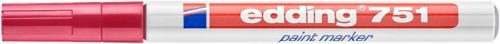 Lakkmarker, 1-2 mm, EDDING 751, piros (TED7514)