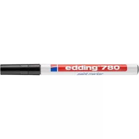 Lakkmarker, 0,8 mm, EDDING 780, fekete (TED780FK)