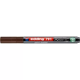 Lakkmarker, 1-2 mm, PCR, EDDING 791, barna (TED791BPCR)