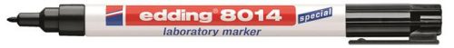 Laboratóriumi marker, 1 mm, kúpos, EDDING 8014, fekete (TED8014)
