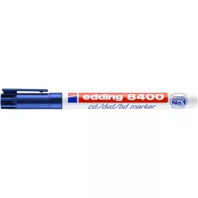   Alkoholos marker, CD/DVD, 0,5-1 mm, EDDING 8400, kék (TED8400K)