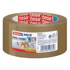   Csomagolószalag, 50 mm x 66 m, TESA Ultra Strong, barna (TESCS57177)