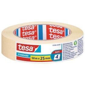   Festő- és mázolószalag, 25 mm x 50 m, TESA Standard 5086 (TESMA5086)