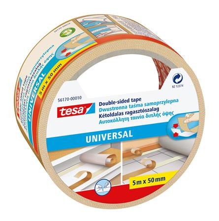 Ragasztószalag, kétoldalas, 50 mm x 5 m, TESA, PP 56170 (TESRA56170)