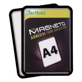   Infokeret, öntapadós háttal, A4, DJOIS Magneto, fekete (TF194957)