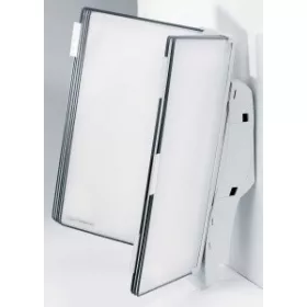   Bemutatótábla tartó, fali, 10 db bemutatótáblával, DJOIS Design, kék (TF714301)