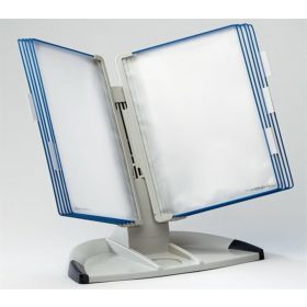   Bemutatótábla tartó, asztali, A4, 10 férőhelyes, DJOIS Design, kék (TF734301)
