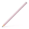 Grafitceruza, B, háromszögletű, FABER-CASTELL Sparkle Jumbo,  metál rózsaszín (TFC111661)