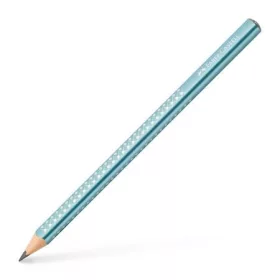   Grafitceruza, B, háromszögletű, FABER-CASTELL Sparkle Jumbo,  metál óceánkék (TFC111662)