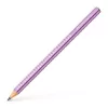 Grafitceruza, B, háromszögletű, FABER-CASTELL Sparkle Jumbo,  metál lila (TFC111663)