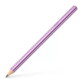   Grafitceruza, B, háromszögletű, FABER-CASTELL Sparkle Jumbo,  metál lila (TFC111663)