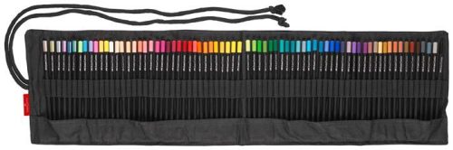 Színesceruza készlet, háromszögletű, FABER-CASTELL Black Edition, 72 különböző szín (TFC116418)