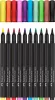 Ecsetirón készlet, FABER-CASTELL Black Edition 10 különböző szín (TFC116451)