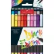 Ecsetirón készlet, FABER-CASTELL Black Edition, 20 különböző szín (TFC116452)
