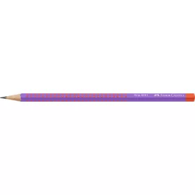   Grafitceruza, B, háromszögletű, FABER-CASTELL Grip 2001 Flow, piros-lila (TFC117005)