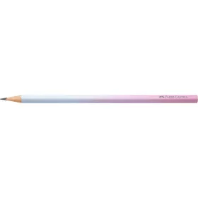   Grafitceruza, B, háromszögletű, FABER-CASTELL Flow, rózsa-égkék (TFC118402)