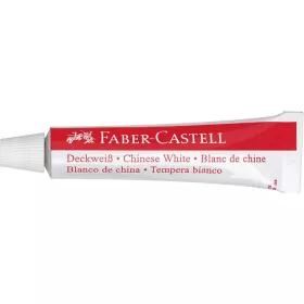   Tempera készlet, tubusos, 3x7,5 ml, FABER-CASTELL, fehér (TFC125098)